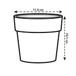 b.for original round mini 11cm grigio azurro